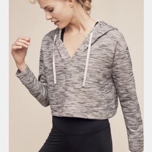 Anthropologie Tops - Anthro Saturday Sunday Cropped Hoodie, M